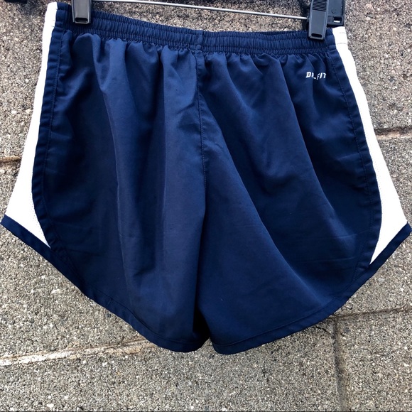 NIKE Bulldog Navy Running Athletic Shorts SZ L - Picture 4 of 6